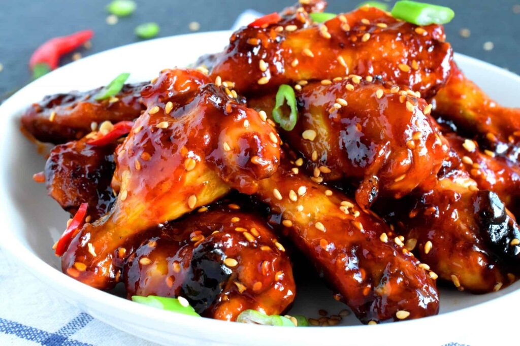 2. Korean Gochujang Wings